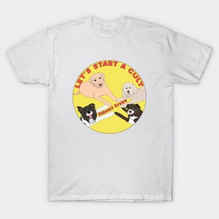 Fideaux Krewe Collie, Poodle, Mutt and Labrador T-Shirt